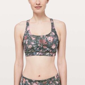 Lululemon | Energy Bra *Frosted Rose Multi